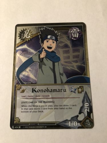Naruto Cards CCG TCG Konohamaru 424 FOIL UNCOMMON COMBINE SHIPPING