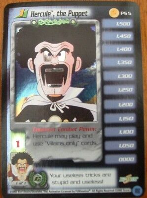HERCULE THE PUPPET LV 1 #PS5 CELL GAMES FOIL PROMO DBZ CARD DRAGON BALL Z CCG