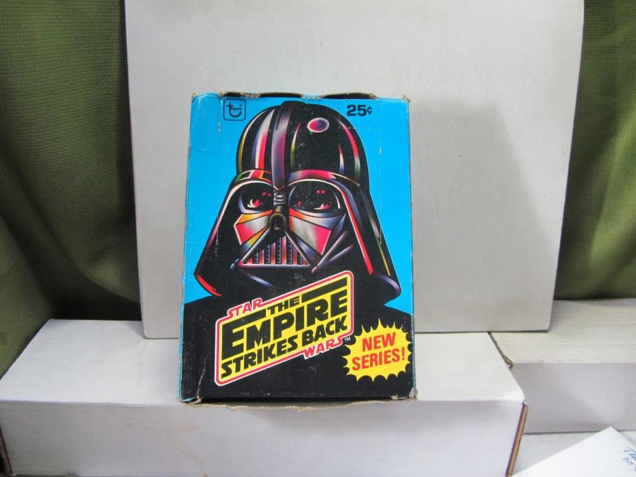 1980  Star Wars  the  Empire Strike Back series 2 full  Box 36 packs SEE BELOW