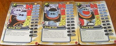 KING KAI LV 1-3 #CP1-3 FOIL PROMO PERSONALITY DBZ CARDS DRAGON BALL Z CCG TCG