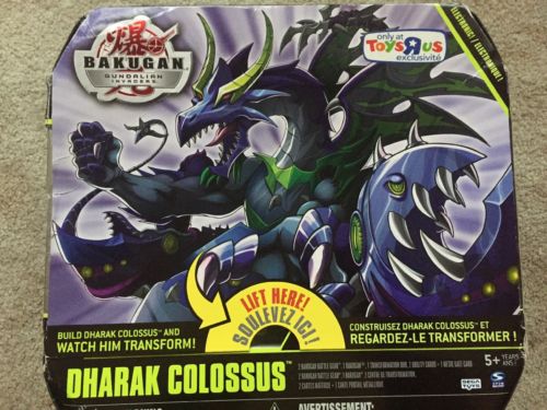 NEW RARE Bakugan DHARAK COLOSSUS Gundalian Invaders Complete Unopened TRU Excl