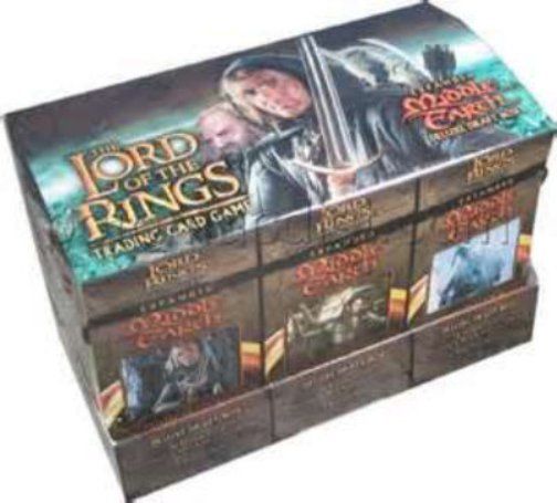 LOTR TCG EME Expanded Middle Earth Deluxe Draft Box Display 12 packs sealed
