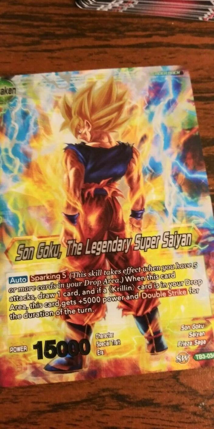 Foil Son Goku, The Legendary Super Saiyan TB3-034 UC Dragon Ball Super TCG