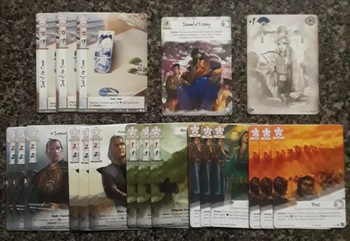 FFG L5R 20 card Full Art Promo Lot Featuring 3x Seal of the Crane