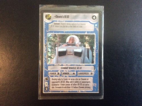 Star Wars Card Game - Chewie's AT-ST LS - Endor - SW CCG Light Side