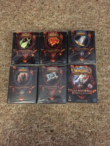 Wow World Of Warcraft Tcg Starter Deck Lot, 5 Unopened And New!