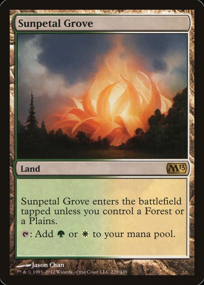 Sunpetal Grove x1 M13 SP Condition Magic the Gathering MTG