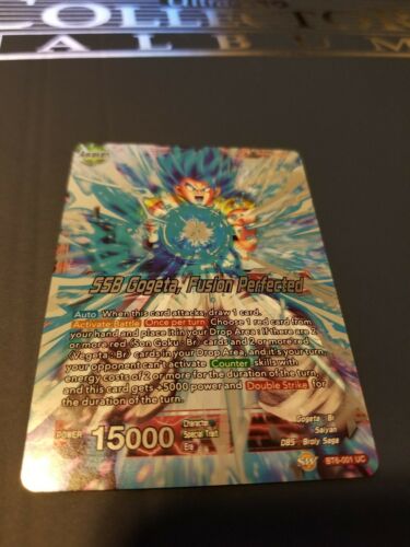 Son Goku and Vegeta   SSB Gogeta, Fusion Perfected - BT6-001 - UC - Foil dbs