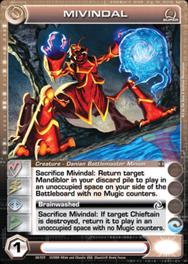 1x Chaotic card Super RARE mivindal UNUSED CODE - Random Stats