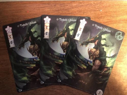 Legend of the Five Rings L5R LCG Togashi Yokuni Full Art Playset (x3)