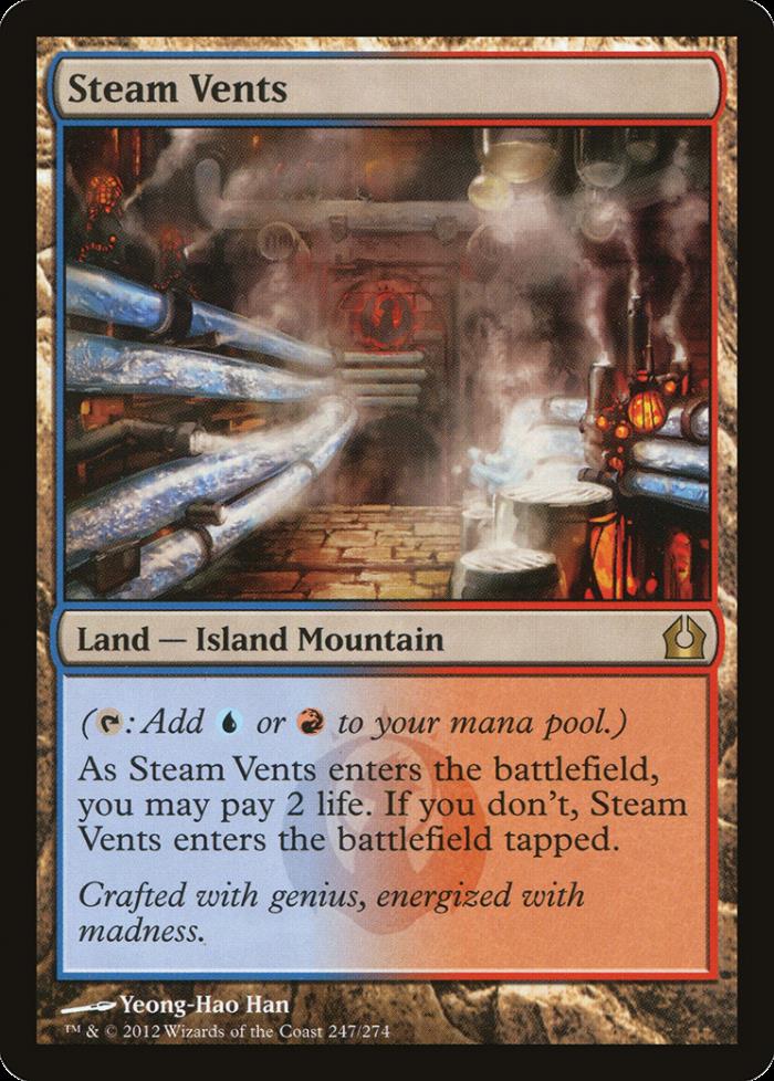 Steam Vents x1 Return to Ravnica MTG SP Condition Magic the Gathering