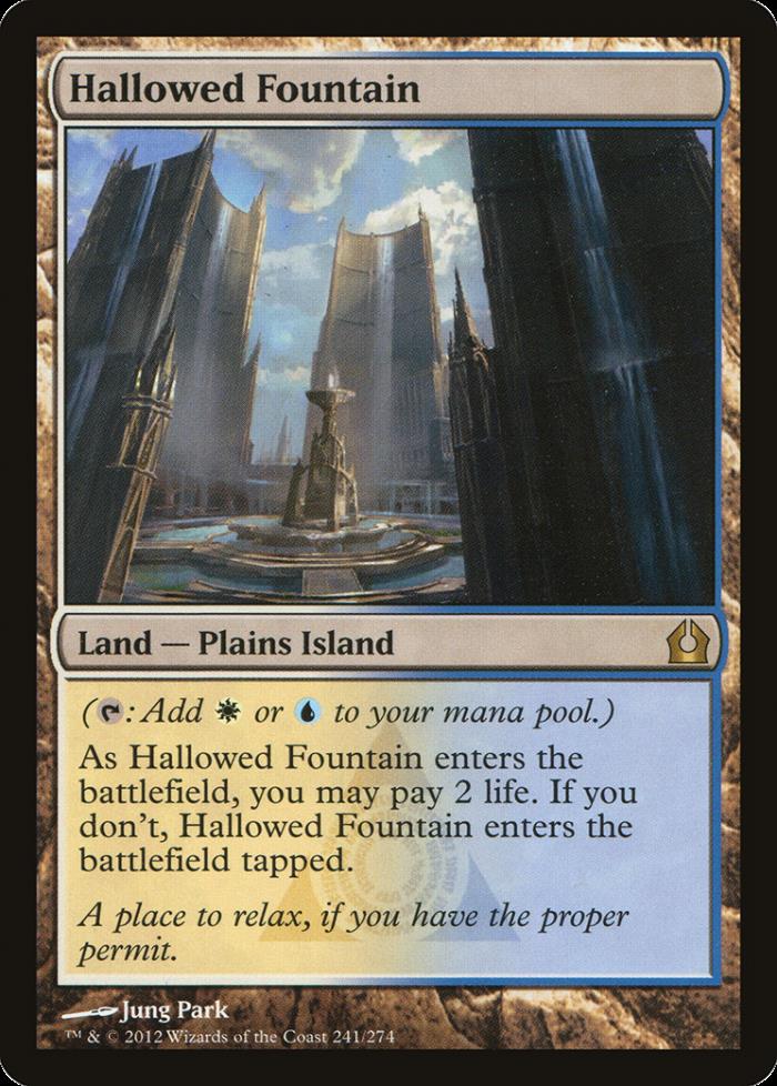 Hallowed Fountain x1 Return to Ravnica MTG SP Condition Magic the Gathering