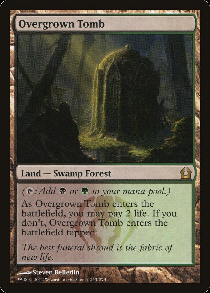 Overgrown Tomb x1 Return to Ravnica MTG SP Condition Magic the Gathering