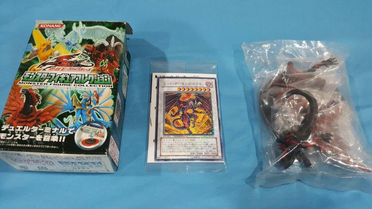 Yu-Gi-Oh! 5D's Monster Figure Collection Red Dragon Archfiend + Card U.S. Seller