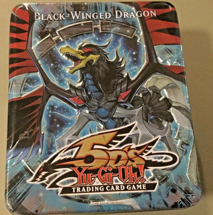 Black-Winged Dragon Trading Card Game Collectible Tin 2010 used with cards