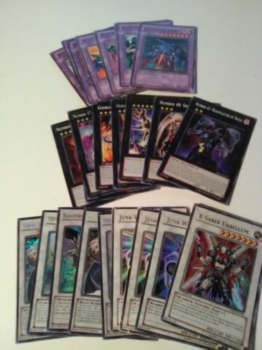 Lot of 26 Yu-gi-oh Trading Cards Battle Game Black White Purple Color Cards