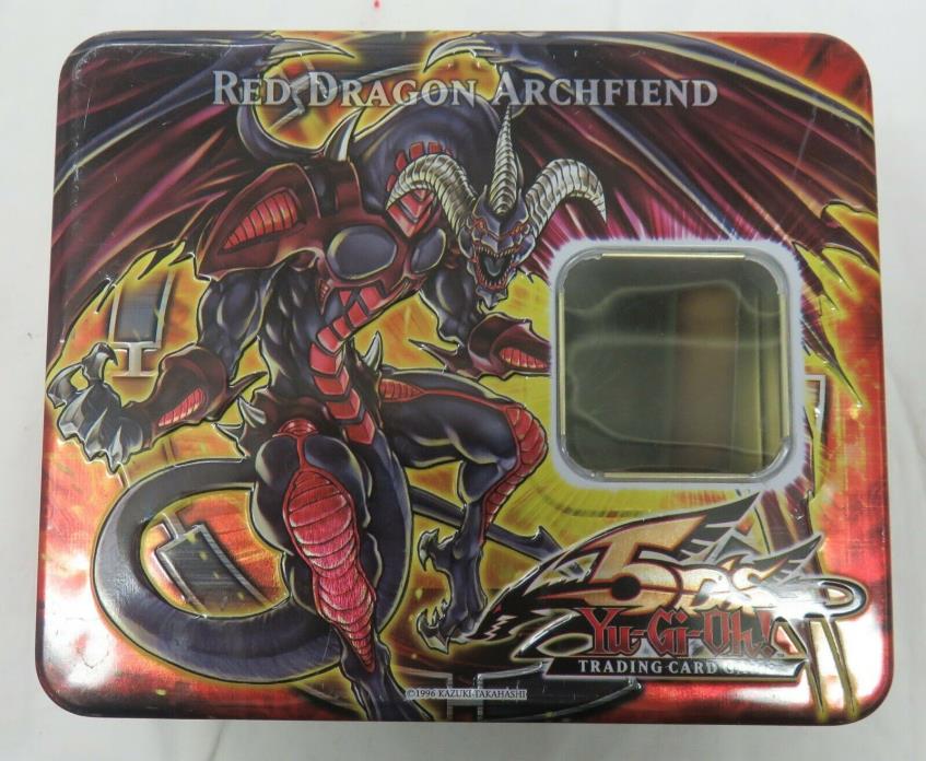 Yu-Gi-Oh! 5D's Collection Tin Box 2008 Red Dragon Archfiend - EMPTY NO CARDS -