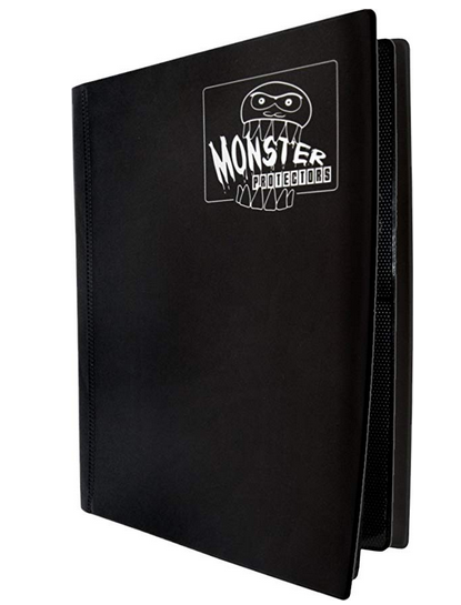 Monster Binder 4 Pocket Trading Card Album MATT BLACK Holds 160 Yugioh Pokemon