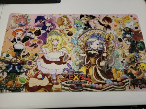 Konami YuGiOh Official RUBBER PLAYMAT Madolche Win A Prize Limited set Card