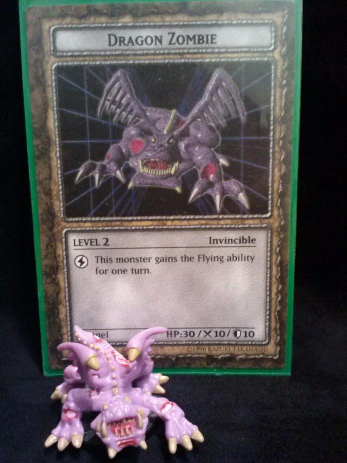 YUGIOH Dungeon Dice Monsters DDM -  DRAGON ZOMBIE  figure/card