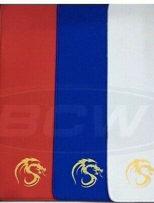 3 BCW Gaming Card Playmats Choose Red White and Blue Play Mat