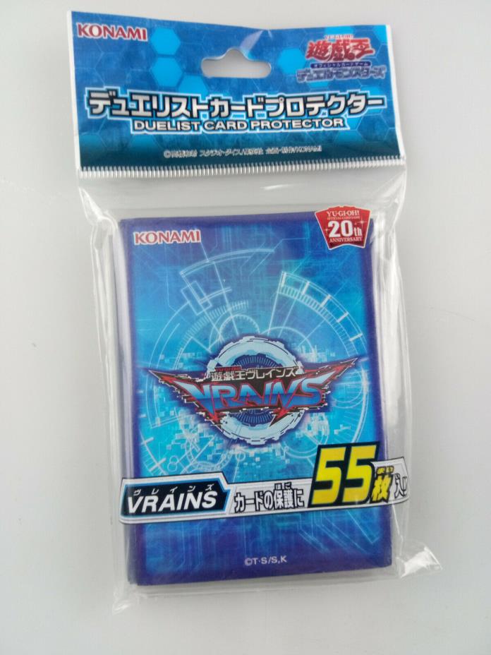 NEW! Konami Yugioh Duelist Card Protector VRAINS 55 PCS Japanese