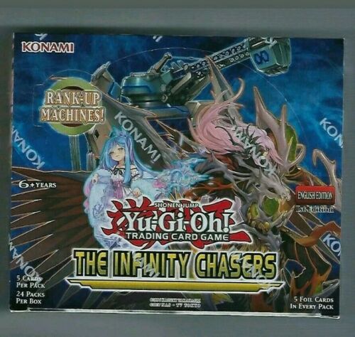 Yugioh Infinity Chasers Booster Box 1st Edition! FACTORY SEALED!!!