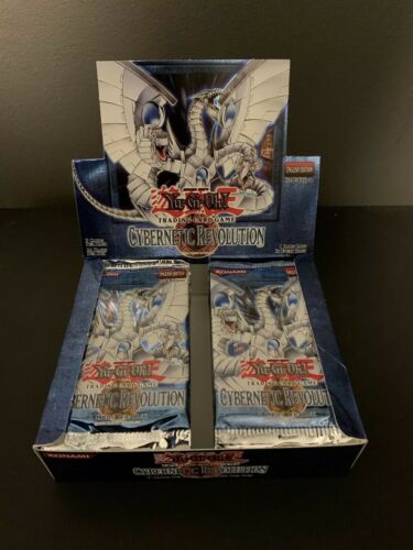Yu-Gi-Oh Cybernetic Revolution 1st Edition Sealed Booster Pack NOT SCALED