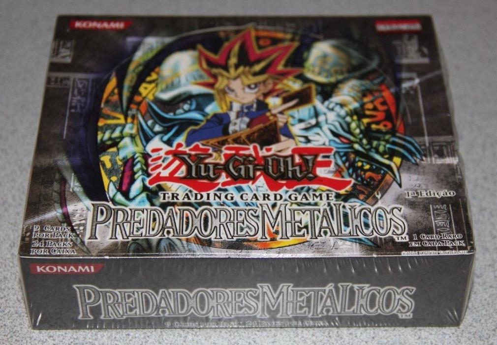 *PORTUGUESE YUGIOH METAL RAIDERS 1ST EDITION FACTORY SEALED BOOSTER BOX 24 PACKS