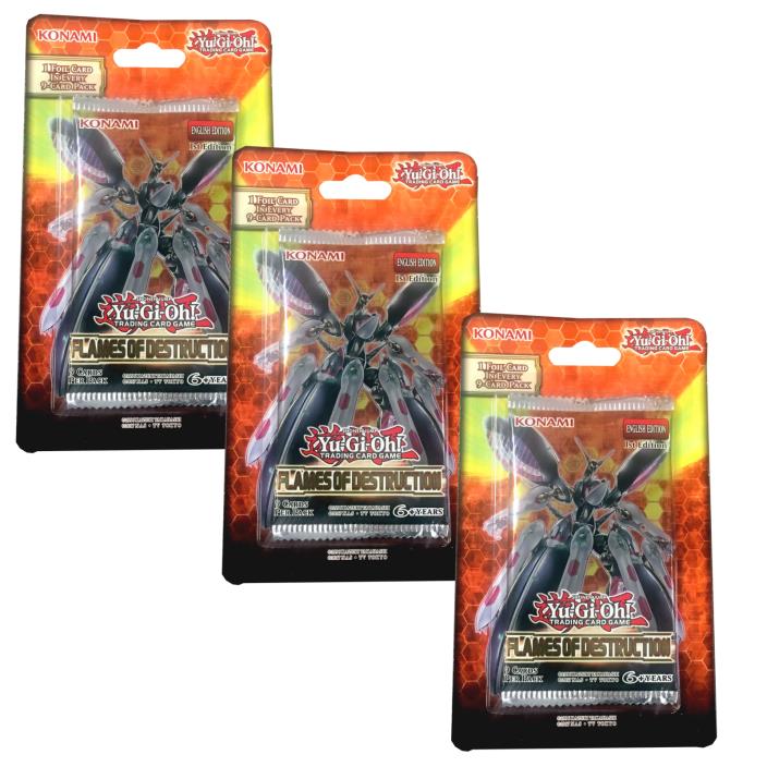 Yu-Gi-Oh! Flames of Destruction Blister 24-Pack Bundle Trading Cards