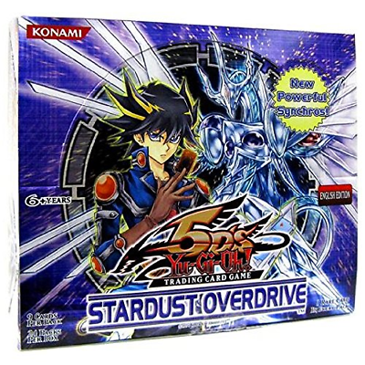 Yugioh 5D's Stardust Overdrive Unlimited Booster Box 24 Packs