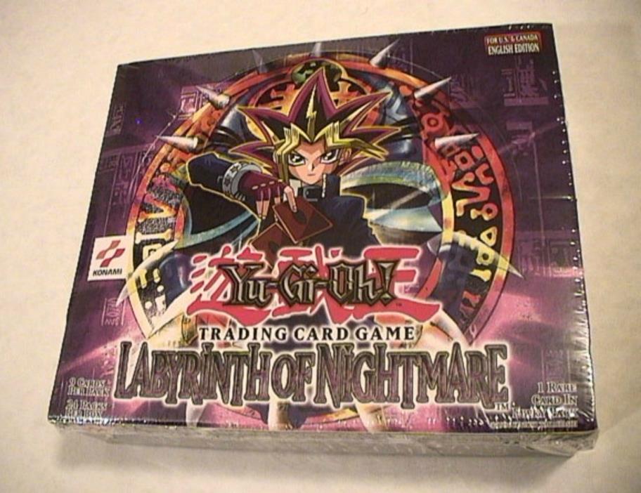 Yugioh Labyrinth of Nightmare Unlimited Factory Sealed Booster Box - 24 Packs