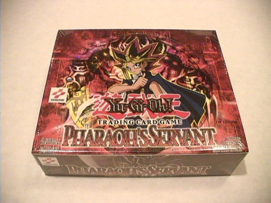 Yugioh Pharaoh's Servant 1st Edition Factory Sealed Booster Box - 24 Packs