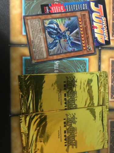 Yugioh The Movie SEALED Booster Packs Promo And Blue Eyes Shin- FREE SHIPPING