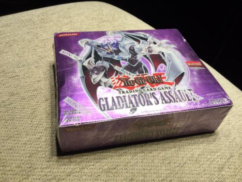 Yugioh Gladiator’s Assault 1st Edition 24 Pks Factory Sealed Box