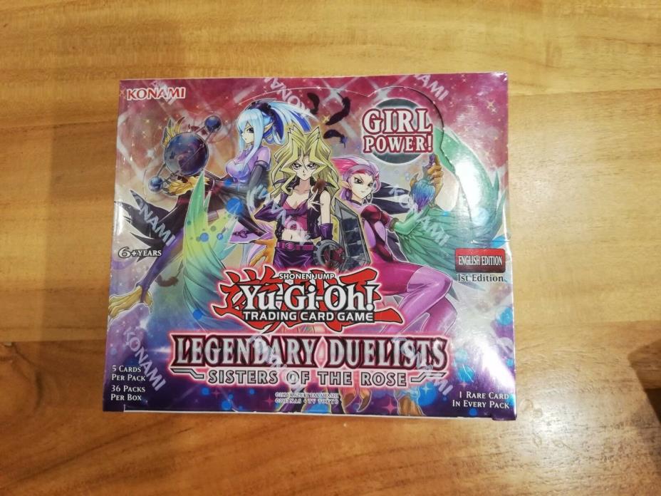 YuGiOh Sisters Of The Rose Booster Box Legendary Duelists NEW 1st EDITION