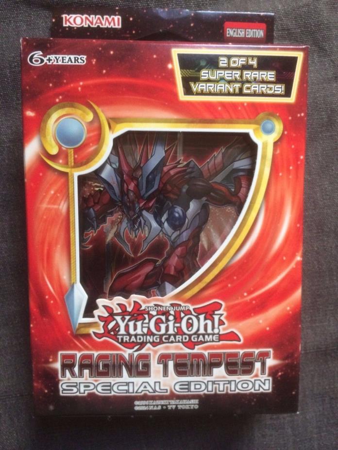 Yu-Gi-Oh! Raging Tempest Special Edition 3-Booster Box Factory Sealed