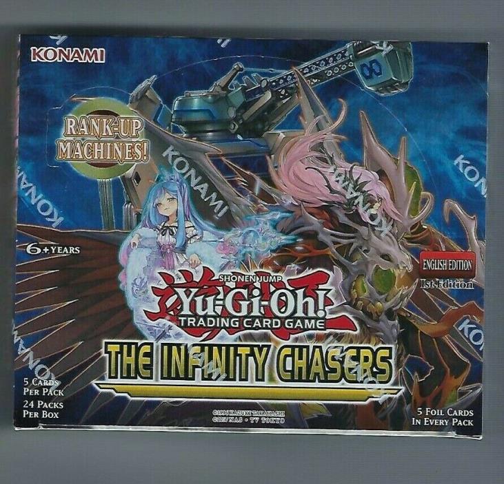 YuGiOh English The Infinity Chasers 1st Edition Booster Box Factory Sealed