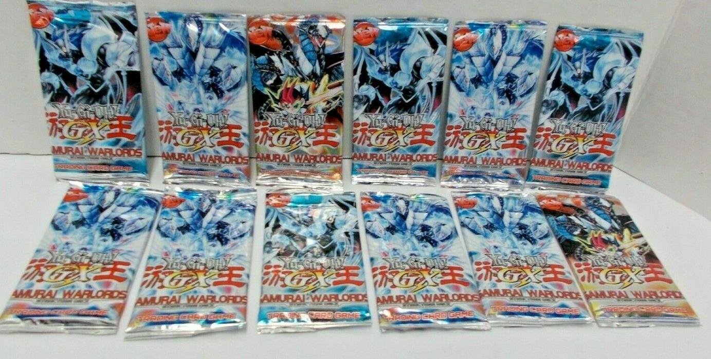 12 Factory Sealed YU-GI-OH! GX Samurai Warlords Structure Deck Trading Card CCG