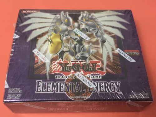 Yugioh Elemental Energy Unlimited Ed Booster Box Factory Sealed English Edition