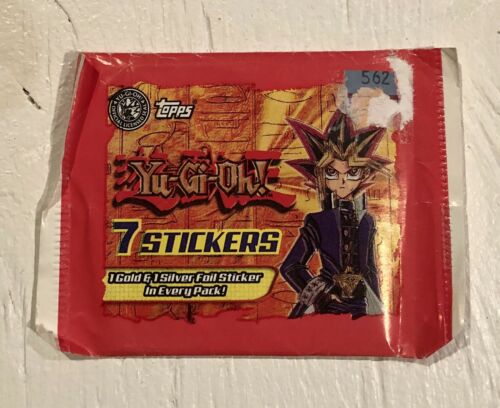Yu-Gi-Oh! Stickers - Topps 1996 1st Edition - 1 Gold & 1 Silver Foil Per Pack