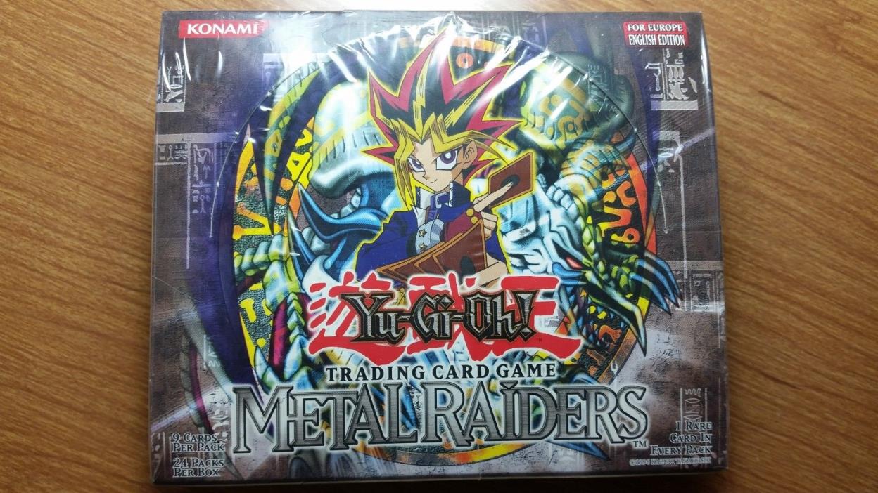 YUGIOH METAL RAIDERS SEALED BOOSTER BOX 24 PACKS UNLIMITED EDITION