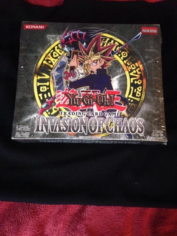 Yu-Gi-Oh! Invasion of Chaos Unlimited Edition Factory Sealed Booster Box