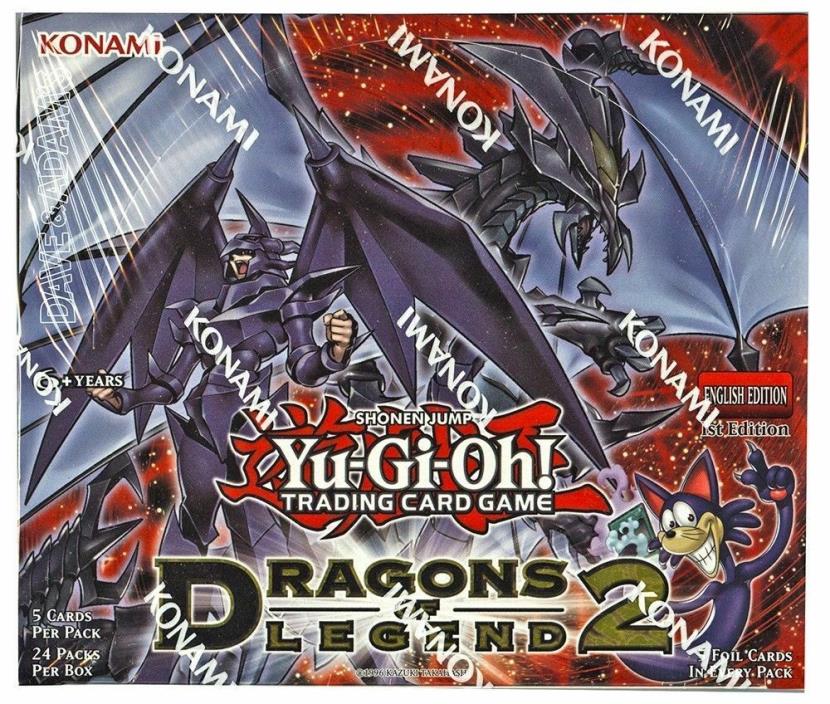 YUGIOH 1ST EDITION Dragons of Legend 2 BOOSTER BOX DRL2