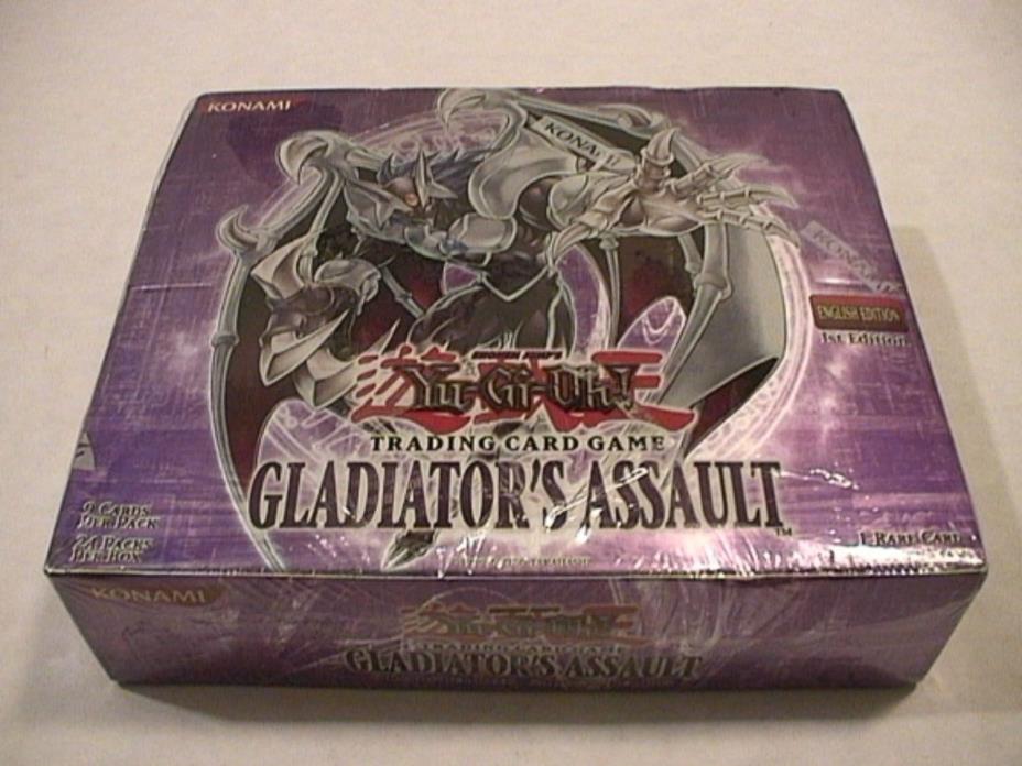 Yugioh Gladiator's Assault 1st Edition English Factory Sealed Booster Box