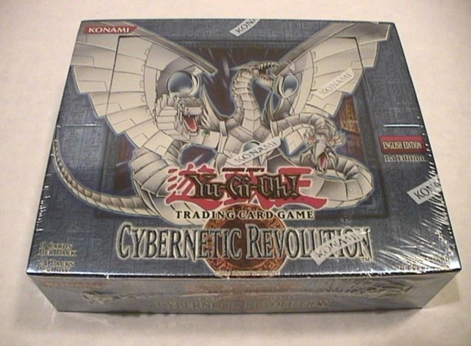Yugioh Cybernetic Revolution 1st Edition Factory Sealed Booster Box - 24 Packs