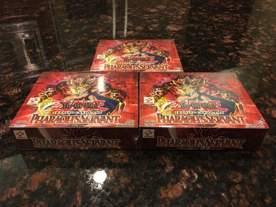 YUGIOH Brand New Sealed FIRST EDITION PHARAOH’S SERVANT Booster Box
