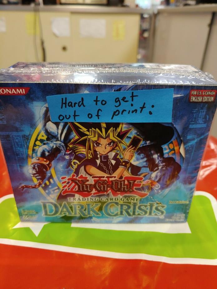 Yugioh Yu-Gi-Oh Dark Crisis Booster Box 1st Edition SEALED and Very Rare!