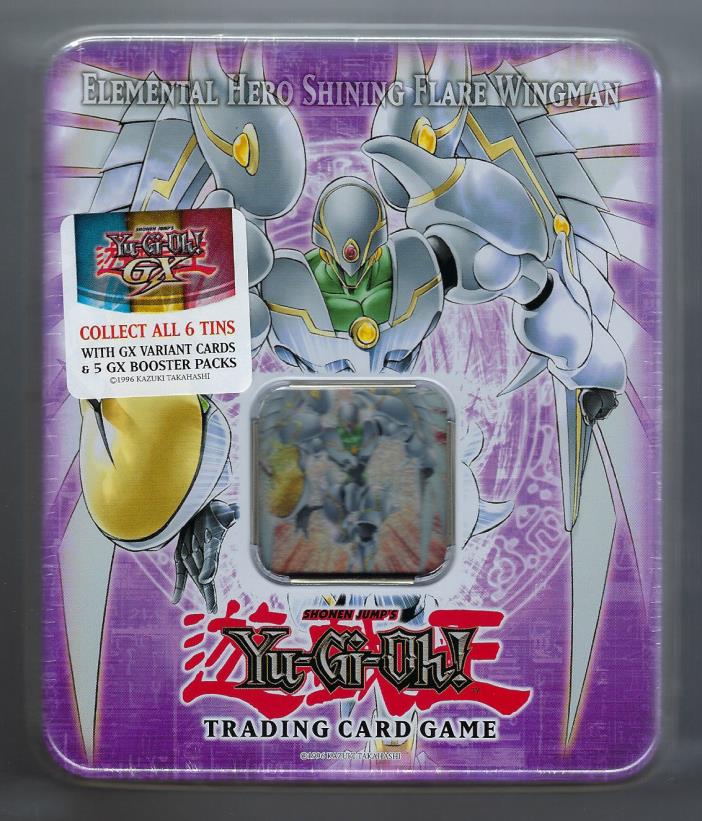 Yugioh Elemental Hero Shining Flare Wingman Tin SEALED NEW