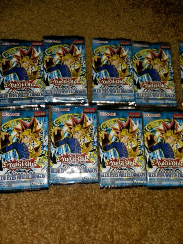 Legend of Blue Eyes White Dragon LOB 10x Unlimited Edition Booster Pack YuGiOh